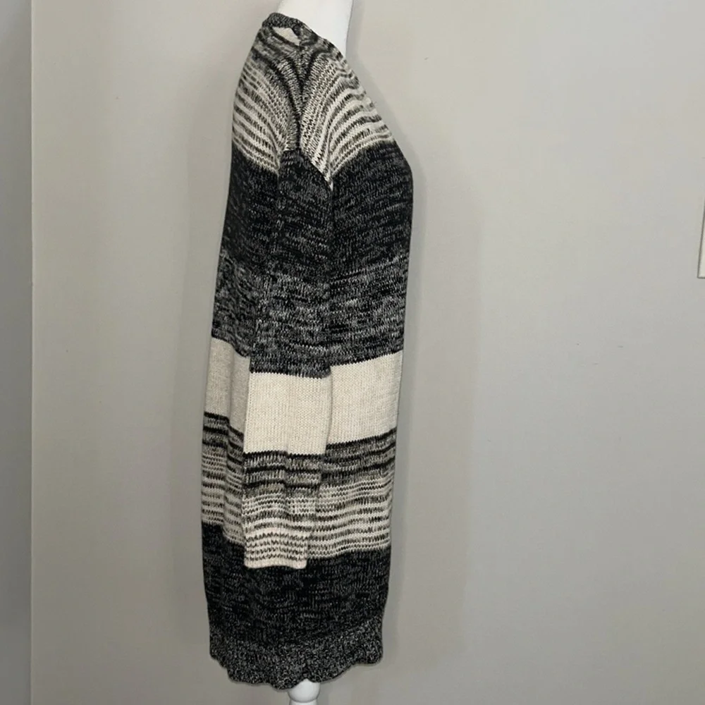 GAP Neutral Striped Open Cardigan Size Small